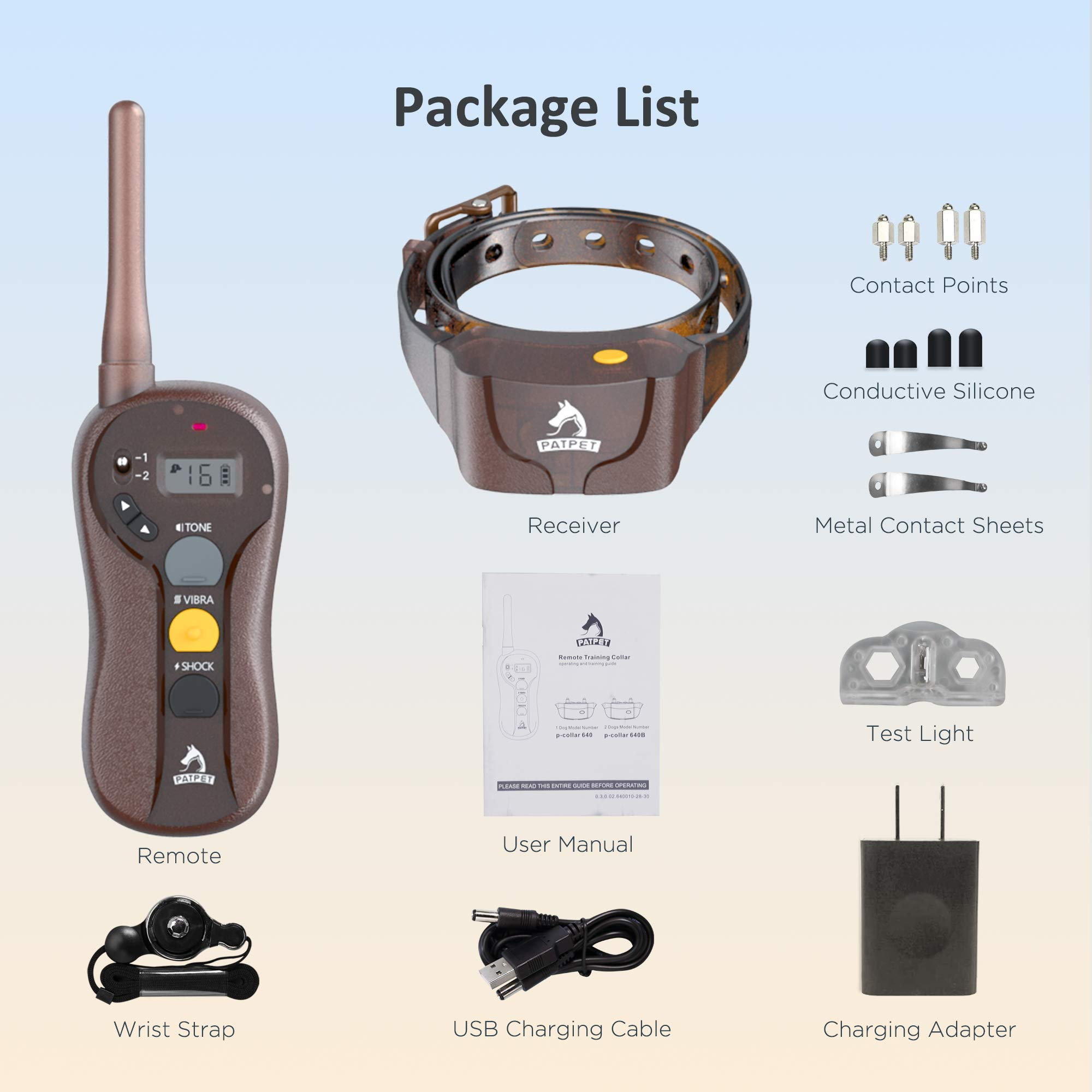 Hundehalsband mit 16 statischen Stufen (7)