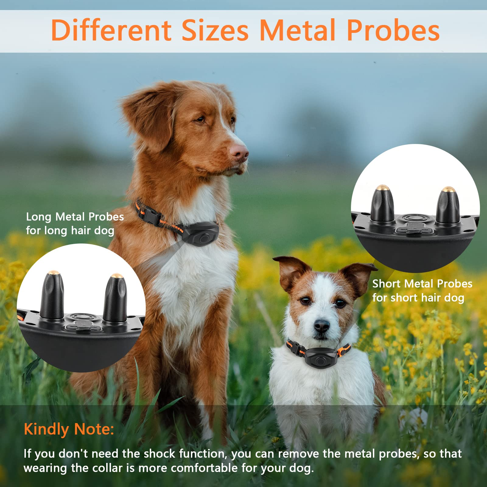 Hundetrainingshalsband mit 10 Stoß (5)