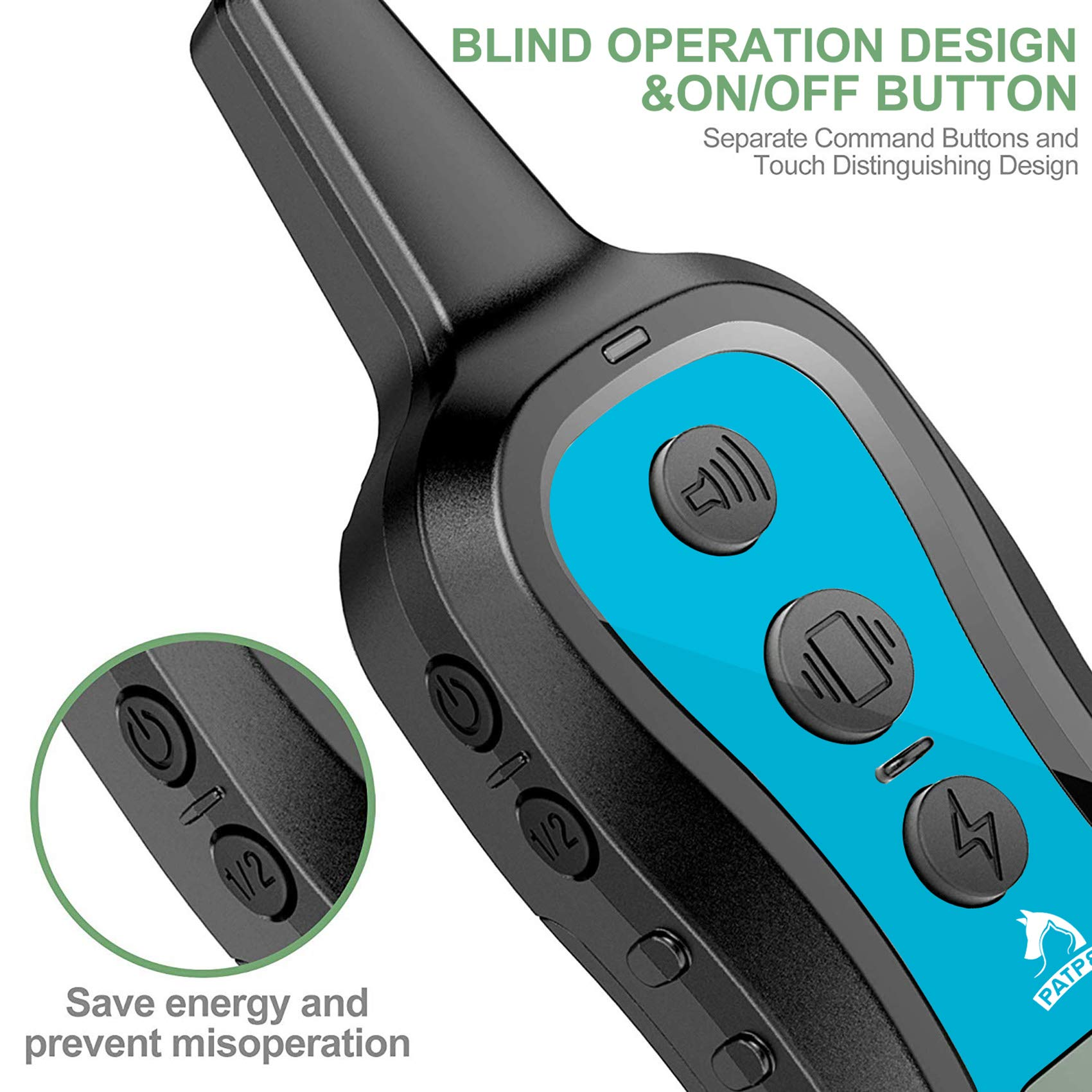 Regenfestes Hundetrainingshalsband mit Fernbedienung (4)